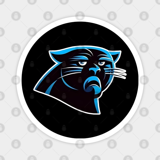 Sad Carolina Panther Magnet by The Badin Boomer